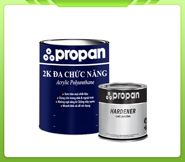 Sơn Ngoại Thất Propan 2k Đa Chức Năng - Chống Ngả Vàng